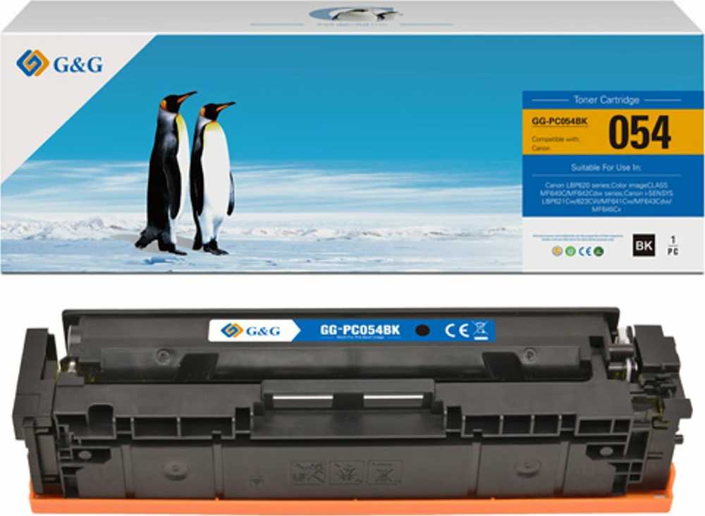 Toneris G&G G&G kompatybilny toner su Canon 054K, NT-PC054BK, juodas, 1500s