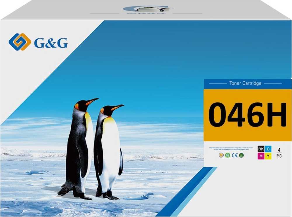 G&G suderinamas toneris su Canon 046HBK, NT-PC046XBK, juodas, 6300s, didelės talpos