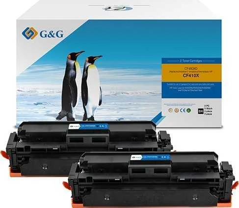 G&G suderinamas toneris su HP CF410X, NT-PH410XUBK, juodas, 6300s, didelės talpos