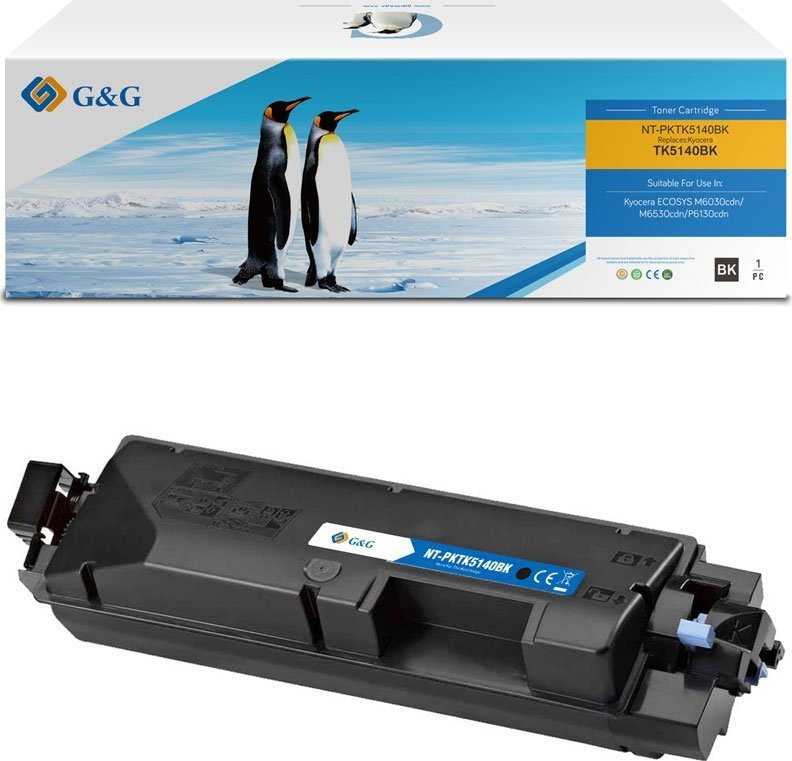G&G kompatybilny toner su Kyocera TK5140K, NT-FKTK5140BK, juodas, 7000s