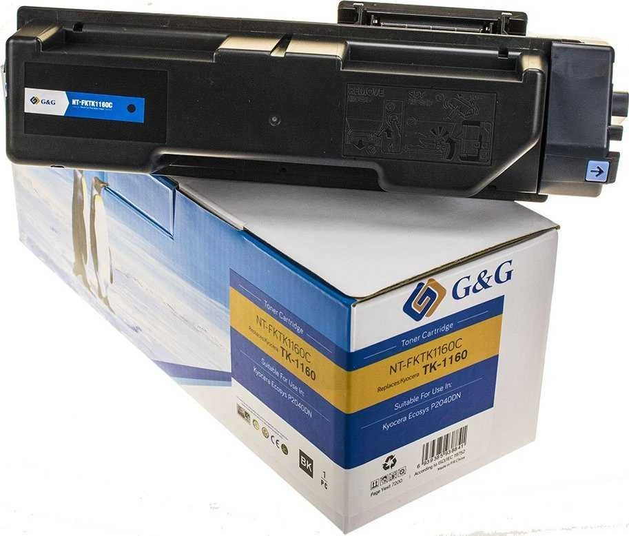 G&G kompatybilny toner su Kyocera TK1160, NT-FKTK1160C, juodas, 7200s