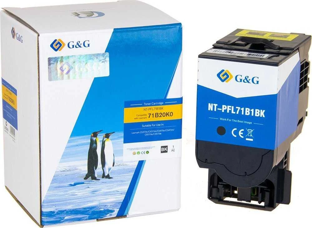 G&G kompatybilny toner su Lexmark 71B20K0, NT-PFL71B1BK, juodas, 3000s