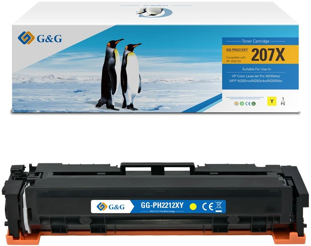 Toneris G&G G&G NT-PH2212XY kaseta su tonerem 1 vnt. Zamiennik Geltonas