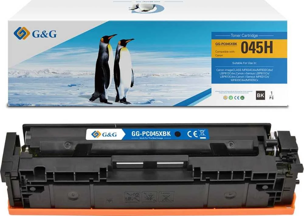 Toneris G&G Juodas Zamiennik 045H (NT-PC045XBK)
