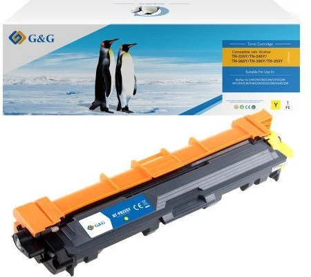 G&G suderinamas toneris su Brother TN241Y, NT-PB221Y, geltonas, 1400s