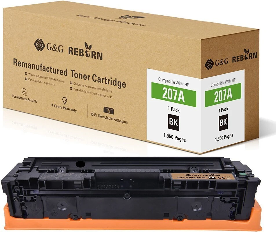Toneris G&G Reborn, suderinamas su HP 207A / W2210A (21281)