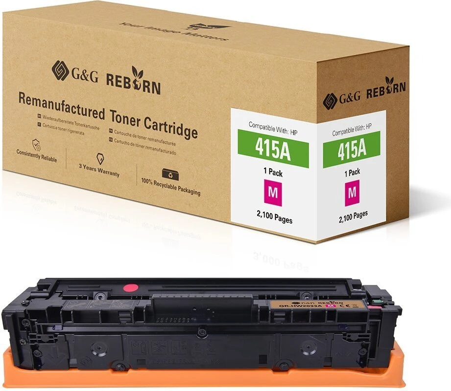 Toneris G&G Reborn-Toneris kompatybilny su HP 415A/ W2033A (21272)