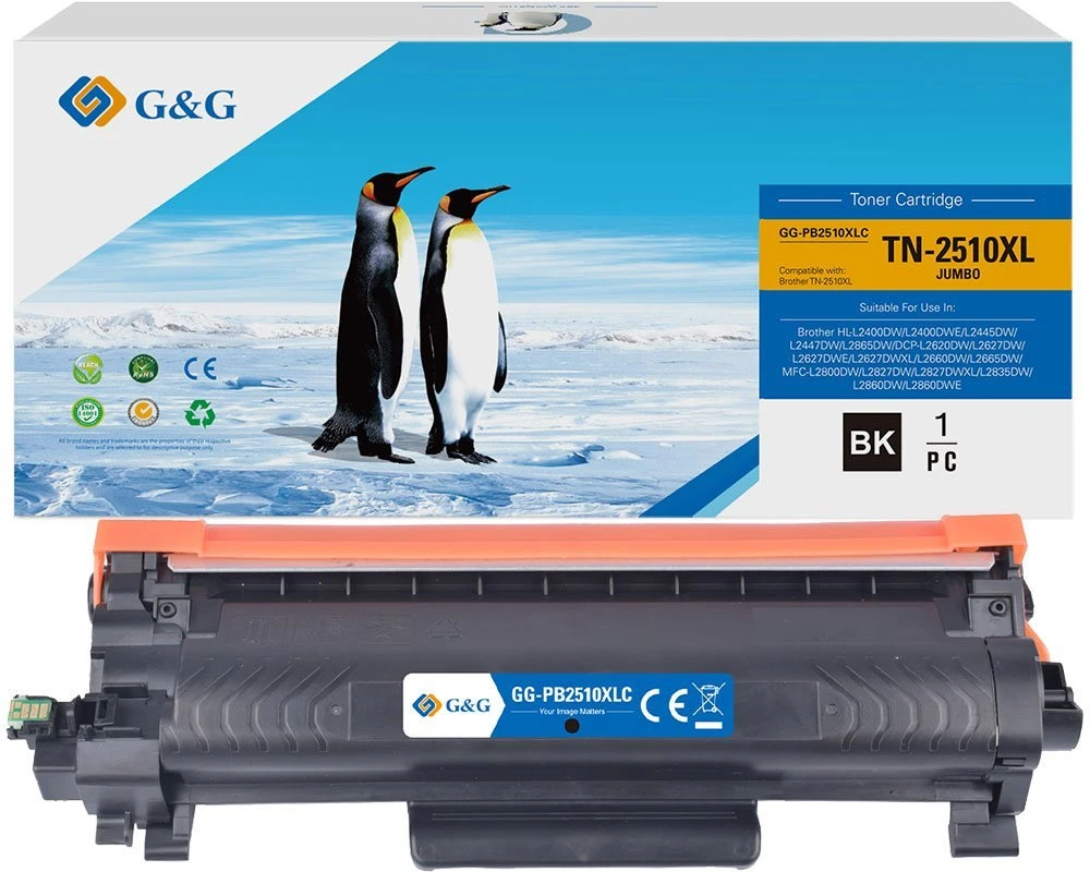Toneris G&G Toneris, suderinamas su Brother TN2510XXL