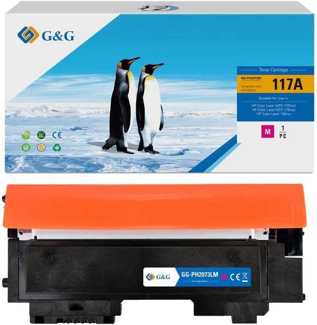 Toneris G&G Toneris suderinamumas su HP 117A/ W2073A M Magenta