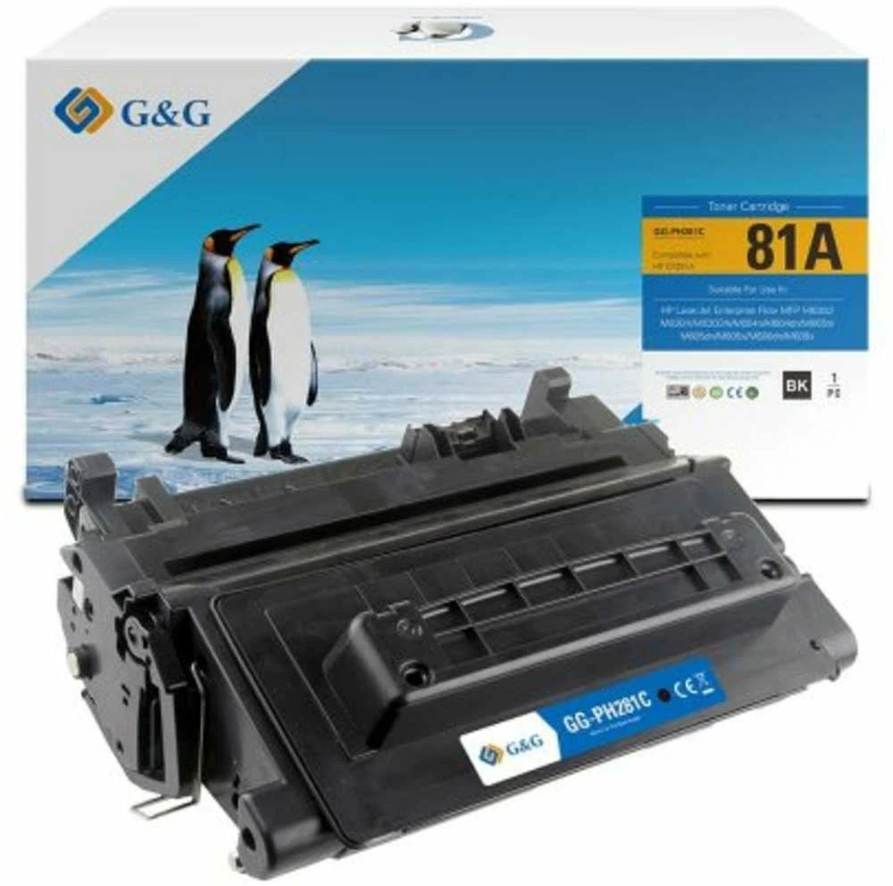Toneris G&G Toneris suderinamas su HP 81A/CF281A