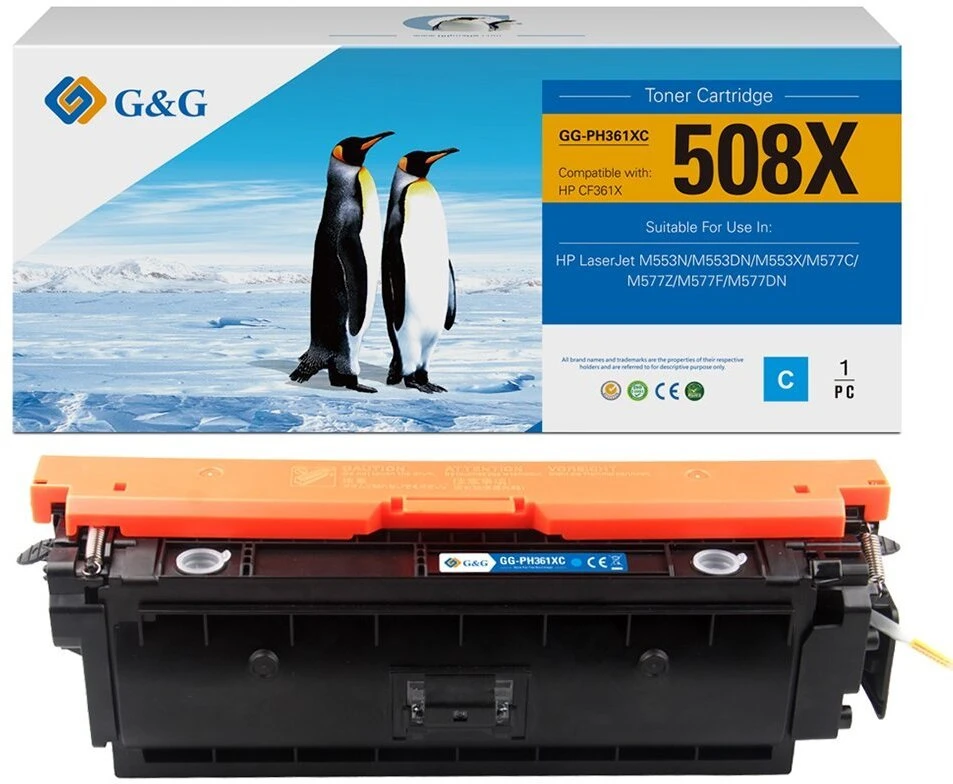 Toneris G&G XL-Toneris kompatybilny su HP CF361X/ 508X