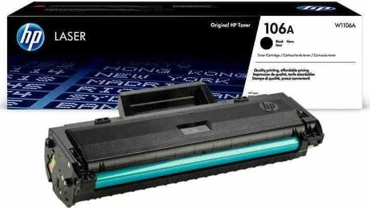 Hewlett Packard (HP) HP 106A (W1106A) Lazerinė kasetė, Juoda