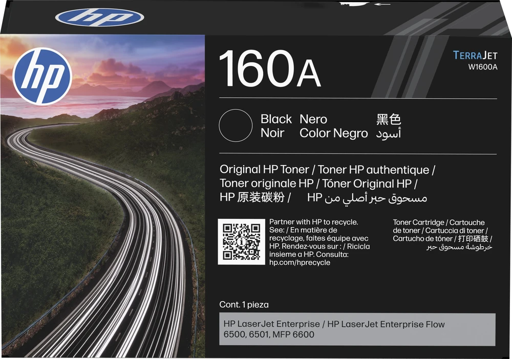 Toneris HP 160A Juodas Original LaserJet Toneris Cartridge juoda 10500 stron (W1600A)