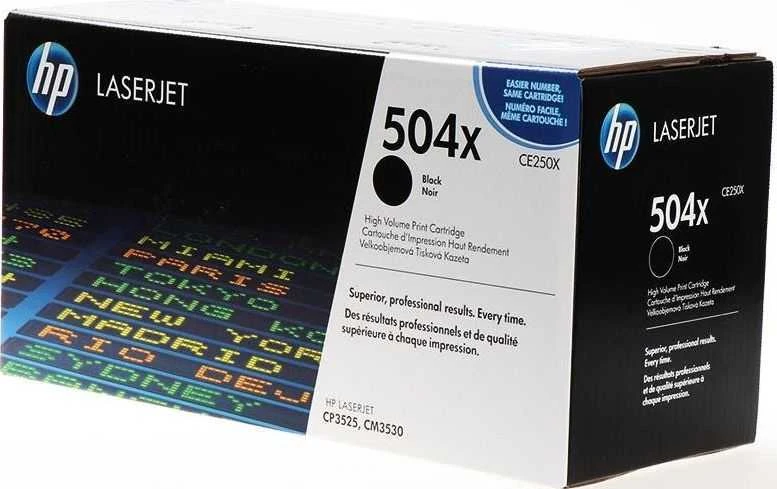 „Hewlett Packard“ (HP) „HP Color LaserJet CP3525/CM3530 Juodas“ spausdinimo kasetė (10 000 puslapių)