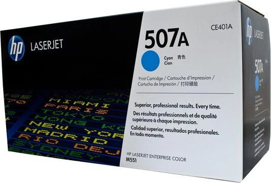 Hewlett Packard (HP) HP 507A LJ Enterprise 500 M551 / M575 series Toneris Cyan (6 000 puslapių)