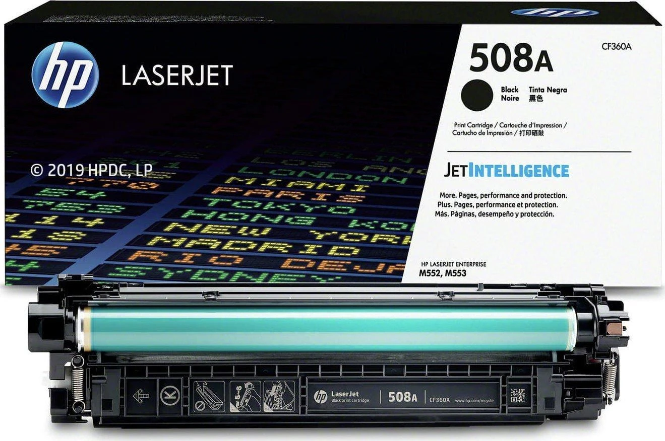 Hewlett Packard (HP) HP 508A Juodas lazerinis Toneris Cartridge, 6000 pages, for HP Color LaserJet Enterprise M552, M553