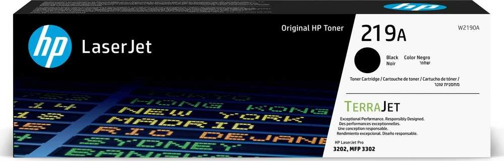HP 219A (W2190A) Lazerinė kasetė, Juoda