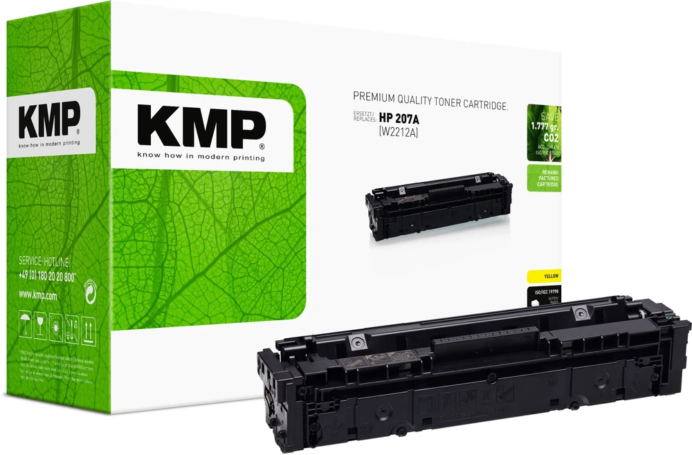 Carruzzo KMP 2558,0009 tonerio kasetė 1 vnt Derantis Geltona