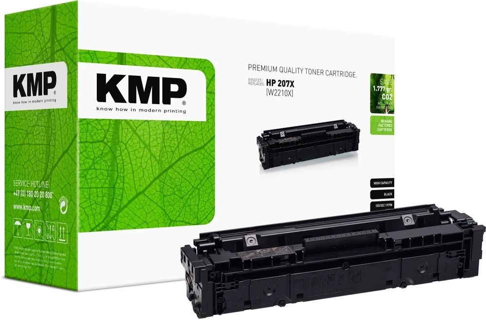 Toneris KMP Printtechnik AG KMP Toneris HP 207X juodas, 3150 stronų, atnaujintas