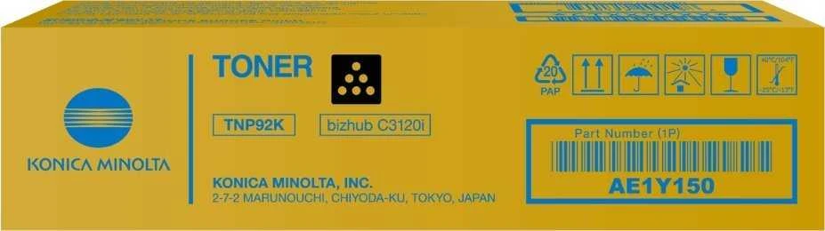Toneris Konica Minolta Toneris TNP-92K do C3120i 6 000str.| juodas