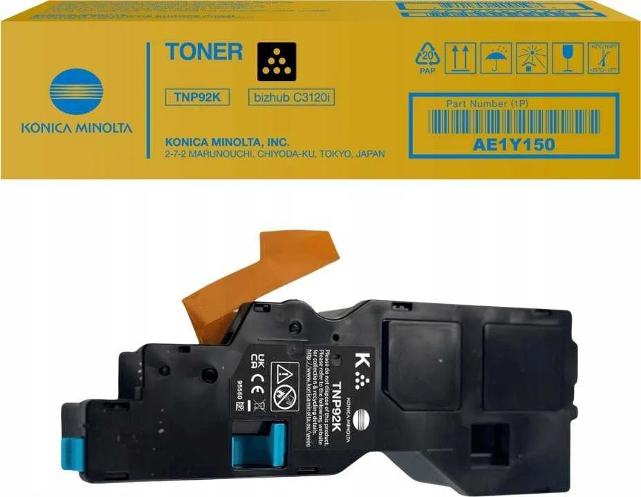 Toneris Konica Minolta Toneris TNP-92K do C3120i 6 000str.| juodas