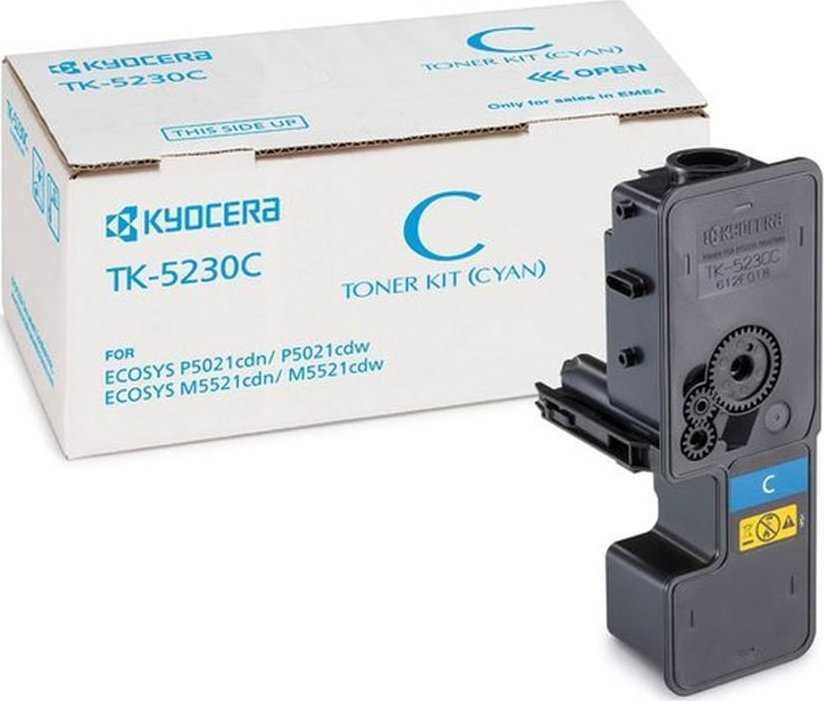 KYOCERA TK-5230C, 2200 puslapių, žydra, 1 vnt.