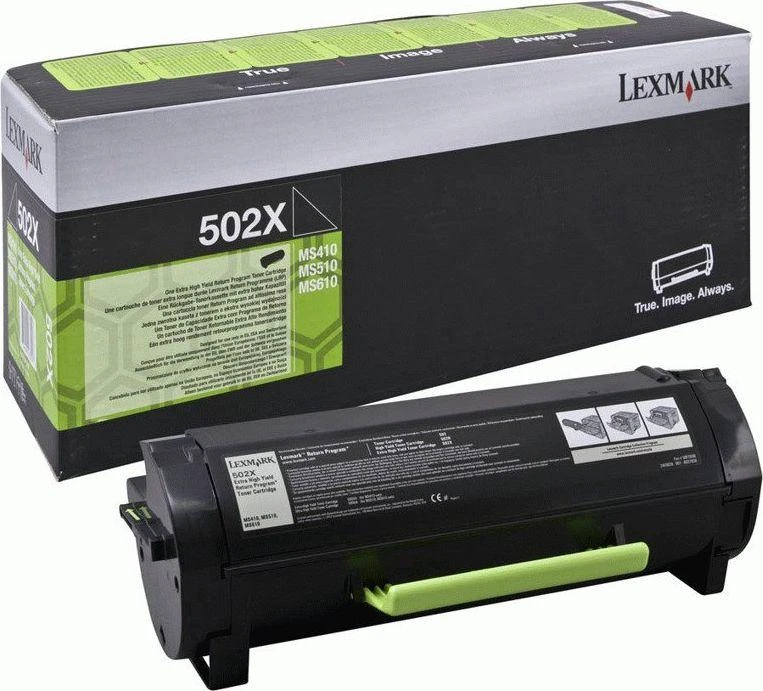 Lexmark 502X (50F2X00) Return, juoda kasetė