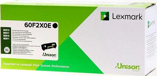 Lexmark 60F2X0E | 602XE itin didelės našumo korporacinė kasetė (20k) | Kasetė | Juodas