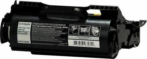 Lexmark 64016HE Cartridge, Juodas, 21000 pages