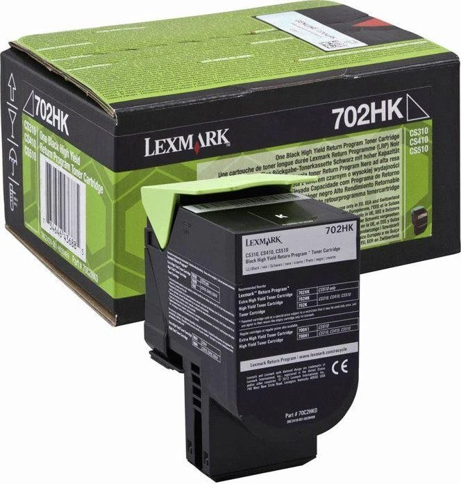Lexmark 702HK R Cartridge, Juodas, 4000 pages