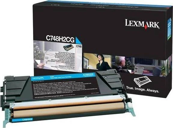 Lexmark C748H3CG kasetė, žalsvai mėlyna, 10 000 puslapių