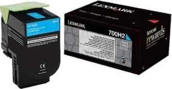 Toneris Lexmark Cyan (70C0H20)
