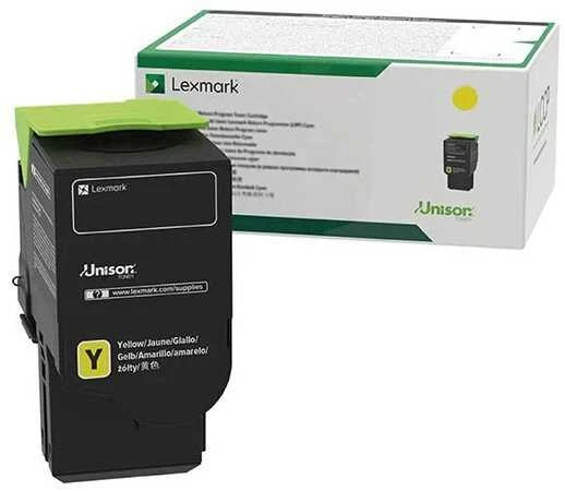 Lexmark CS632, CX635 Yel Rtn 11,7K kasetė | Lexmark 75M2XY0 | Lexmark – itin didelės našumo – geltona – originali – dažų kasetė – LCCP, LRP | Unison Toneris | Geltona