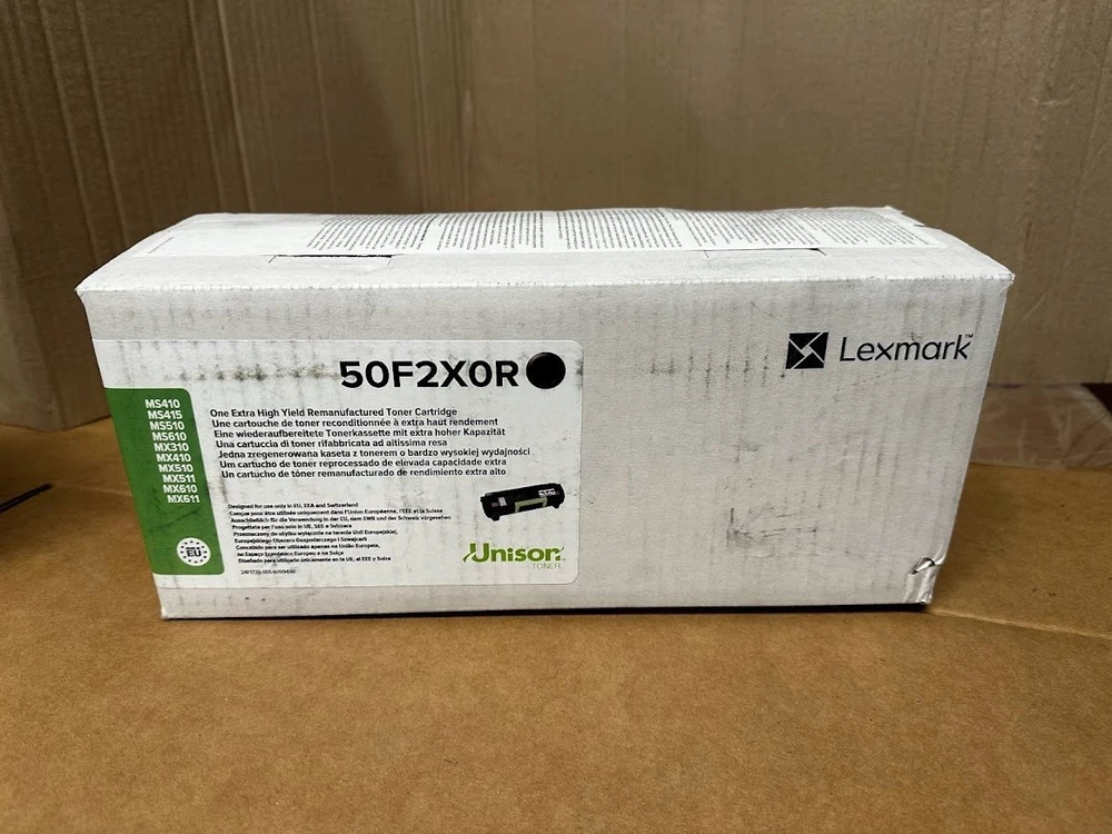 Atnaujintas Lexmark dažiklis 50F2X0R, juodas, 10 k, MS410, MS415, MS510, MS610.