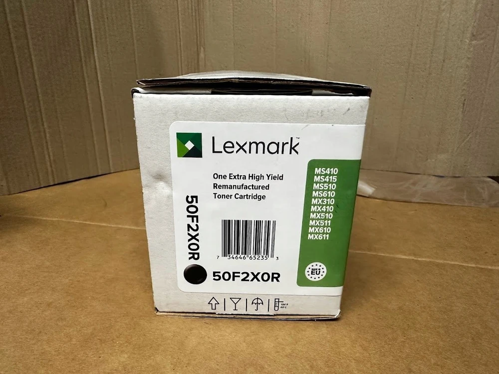 Atnaujintas Lexmark dažiklis 50F2X0R, juodas, 10 k, MS410, MS415, MS510, MS610.