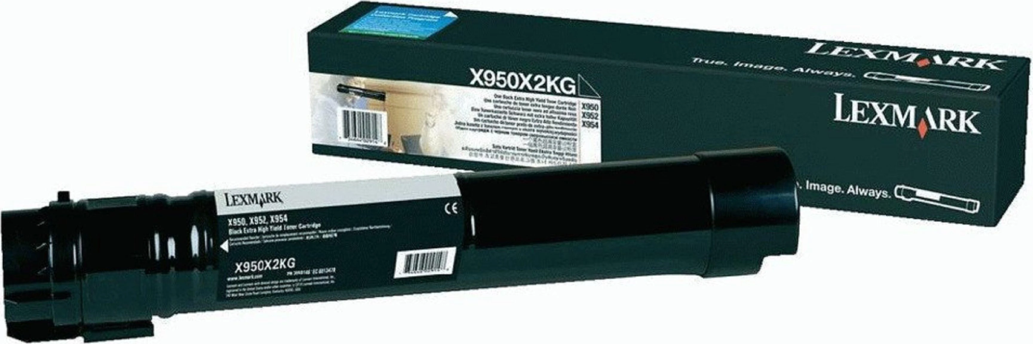 Lexmark X950X2KG | X95x Juodas Extra High Yield Toneris Cartridge (32K) | Cartridge | Juodas