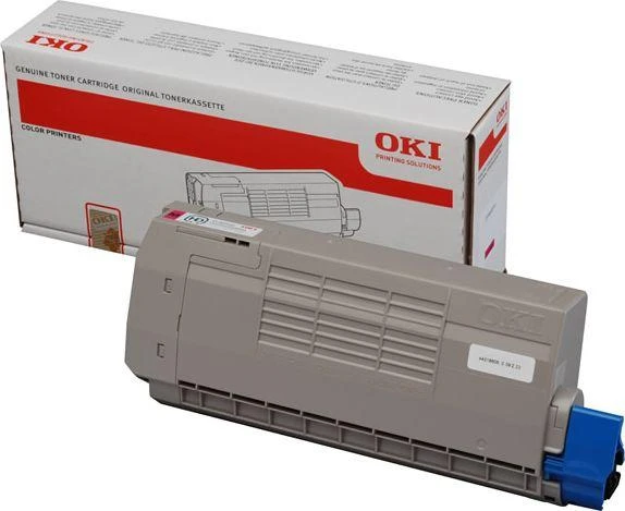 OKI Magenta Toneris Cartridge Originalus Rausvai raudona