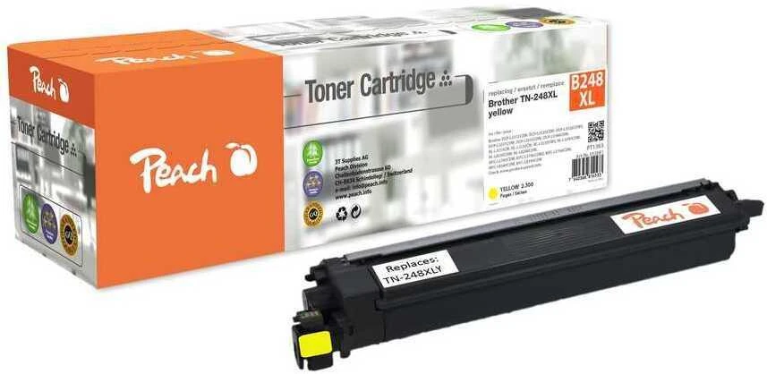 Brother TN-248XL (DCP-L3520) geltonos spalvos atnaujinta kasetė Peach