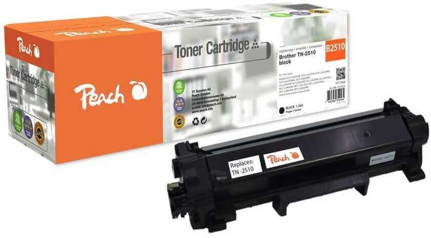 Toneris Peach Toneris Brother TN-2510 (DCP-2620) juodas 1200 stron remanufactured