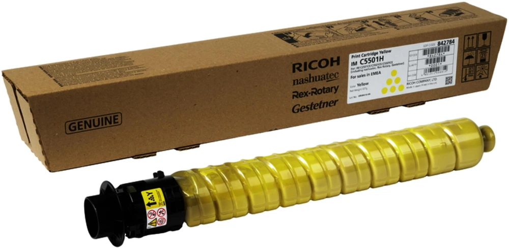 RICOH tonerio kasetė geltona C3501CE/5501CE, apie 24 000 puslapių