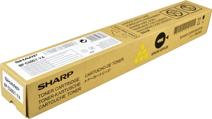 „Sharp“ toneris „Sharp“ toneris BP-C50GTYA 8K geltonas BP-C533WR/BP-C533WD/BP-C542WD