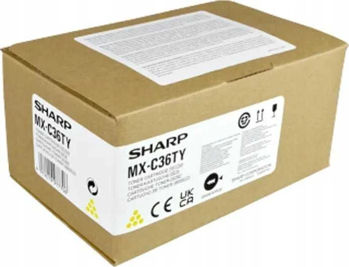 Sharp MX-C36TY (MXC36TY) Lazerinė kasetė, Geltona