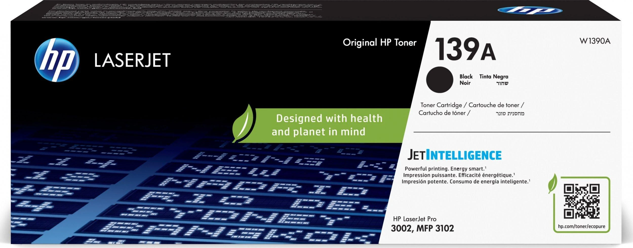 Hewlett Packard (HP) HP 139A (W1390A) Lazerinė kasetė, Juoda
