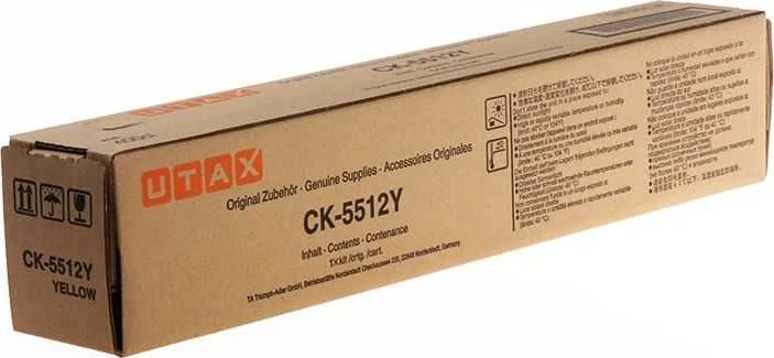Triumph Adler CK-5512/ Utax CK5512Y (1T02R6AUT0/ 1T02R6ATA0), geltona kasetė