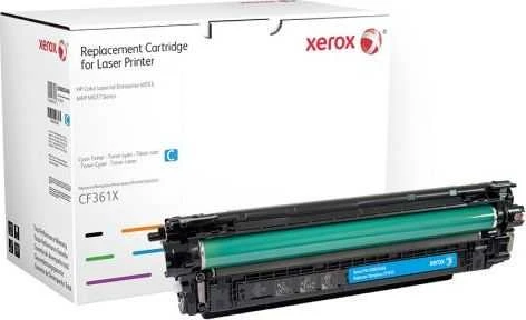 „Xerox“ alternatyvūs dažai, skirti HP CF361X, HP Color LJ Enterprise M552dn, M553dn, 553n (9500 puslapių, žalsvai mėlyna)