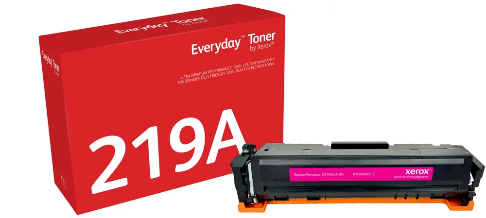 Xerox EVERYDAY MAGENTA TONERIS PAKETA – HP 219A W2193A STANDARTINĖS TALPOS