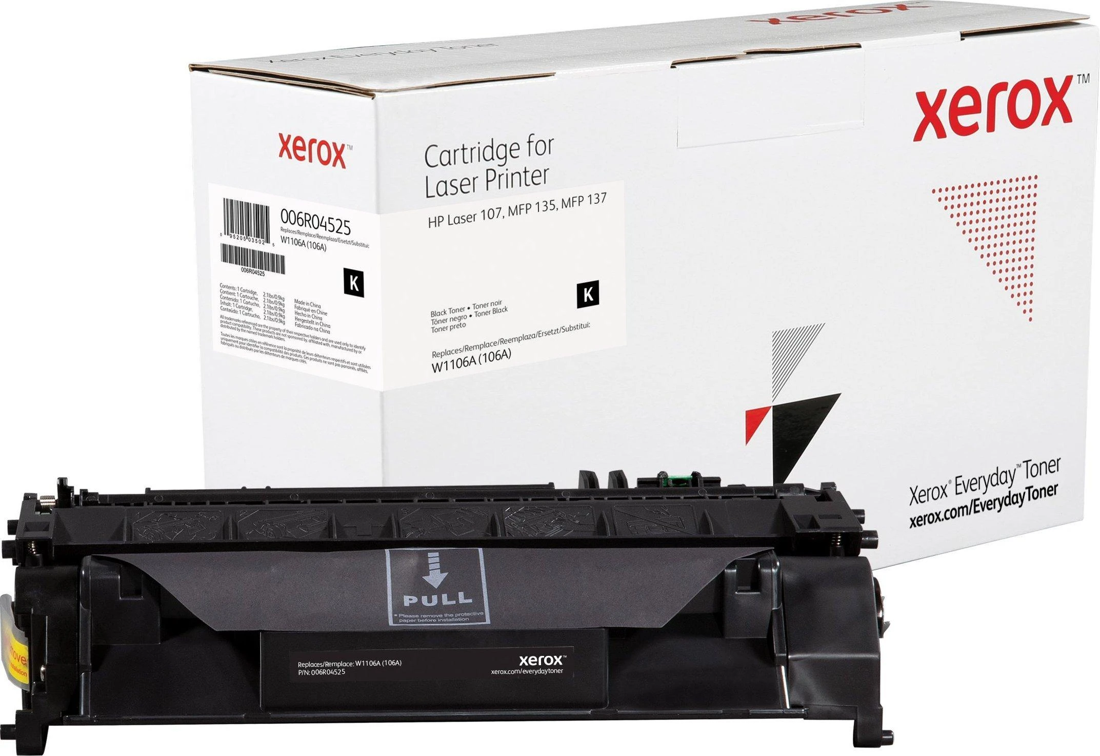 Xerox Everyday For HP 106A (W1106A) Standard, Lazerinė kasetė, Juoda