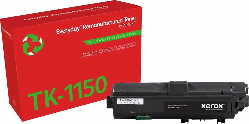 Xerox EVERYDAY REMANUFACTURED TONER - Juodas REPLACES KYOCERA TK-1150