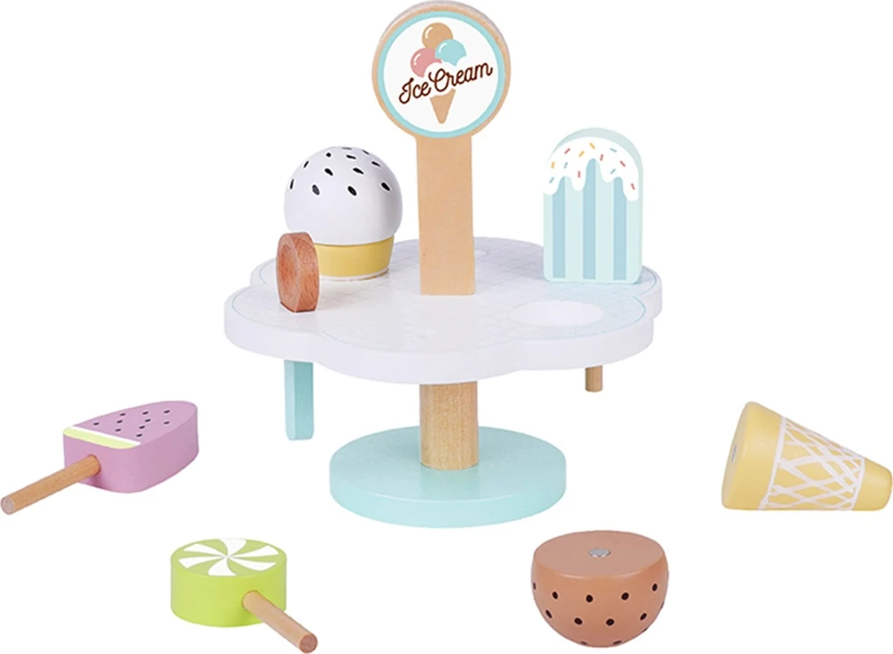 Tooky Toys Mediniai magnetiniai ledai su stovu TOOKY TOY