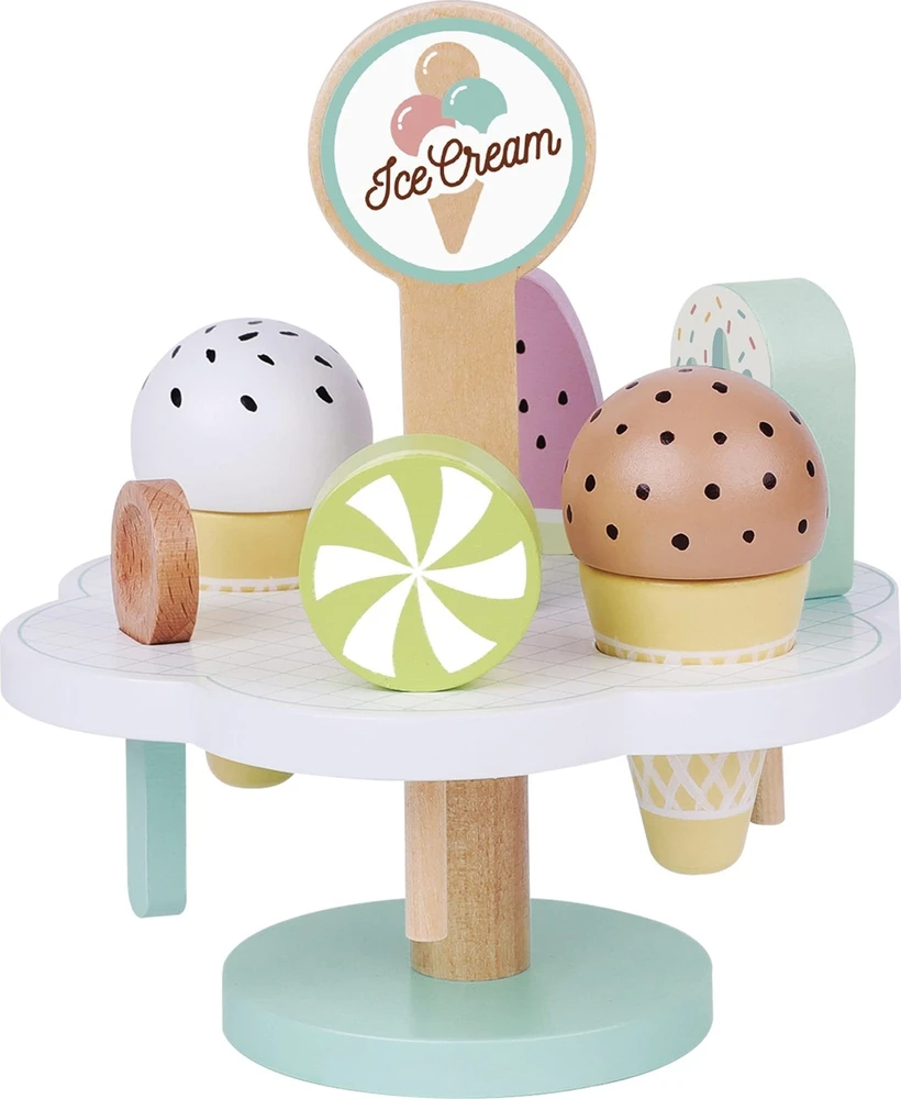 Tooky Toys Mediniai magnetiniai ledai su stovu TOOKY TOY